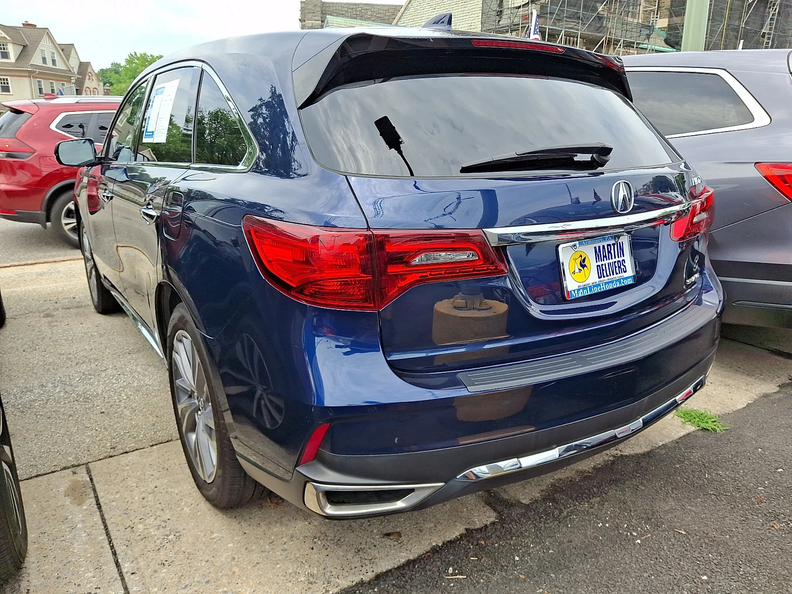 Used 2017 Fathom Blue Pearl Acura w/Technology Pkg image 6