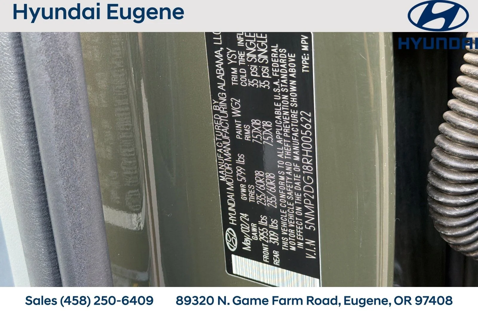 Used 2024 Green Hyundai SEL image 38