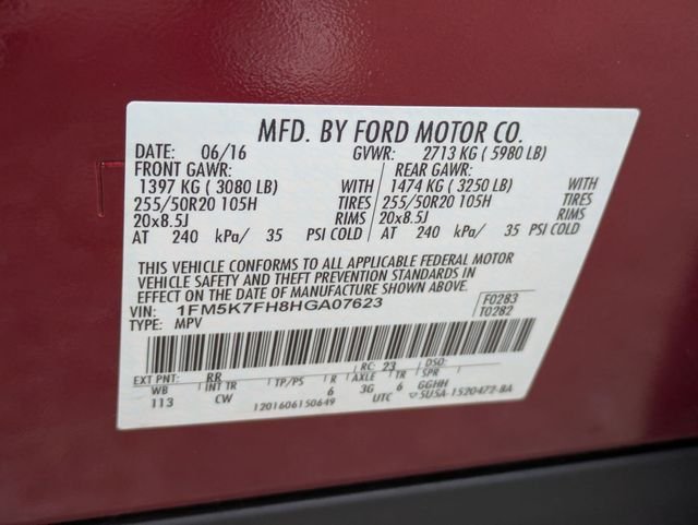 Used 2017 Red Ford Limited image 32