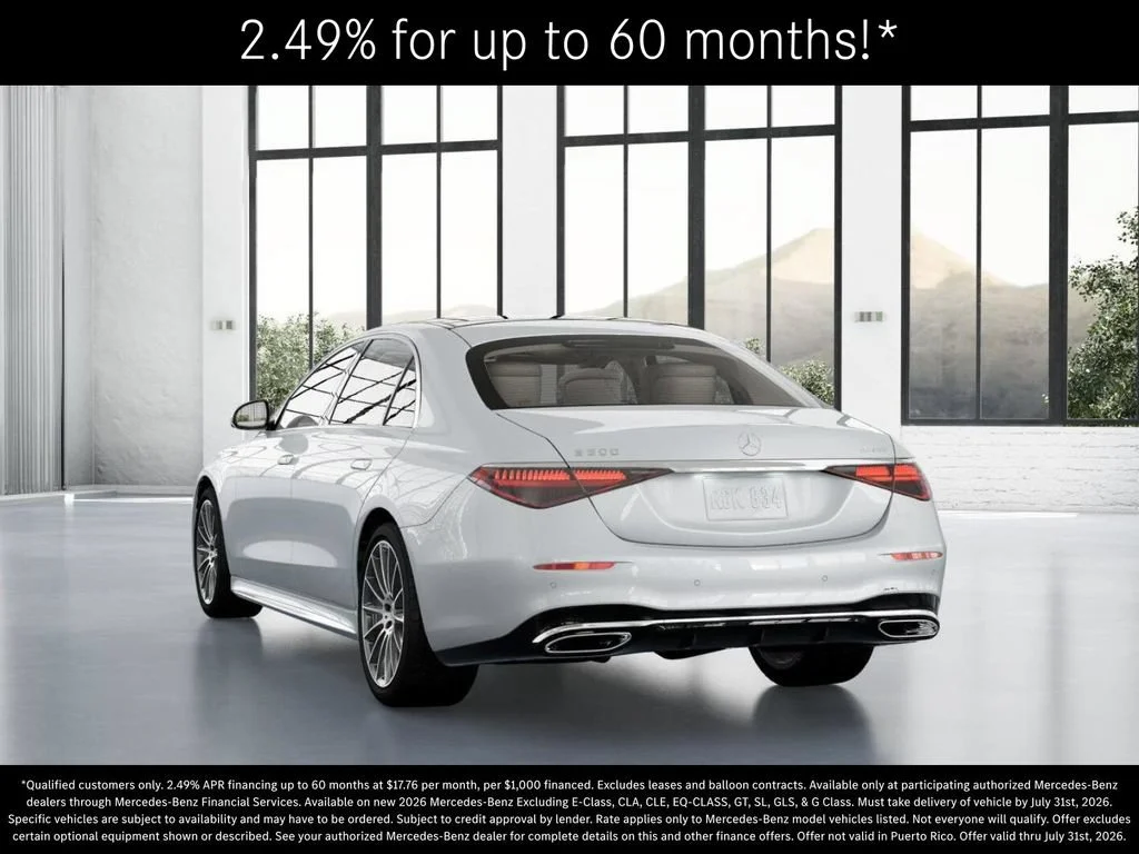 New 2026 MANUFAKTUR Moonlight White Metallic Mercedes-Benz S 500 image 69