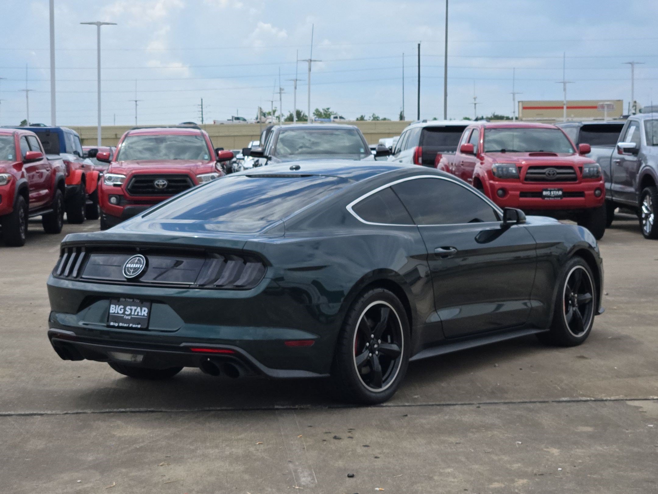 Used 2019 Dark Highland Green Metallic Ford Bullitt image 3