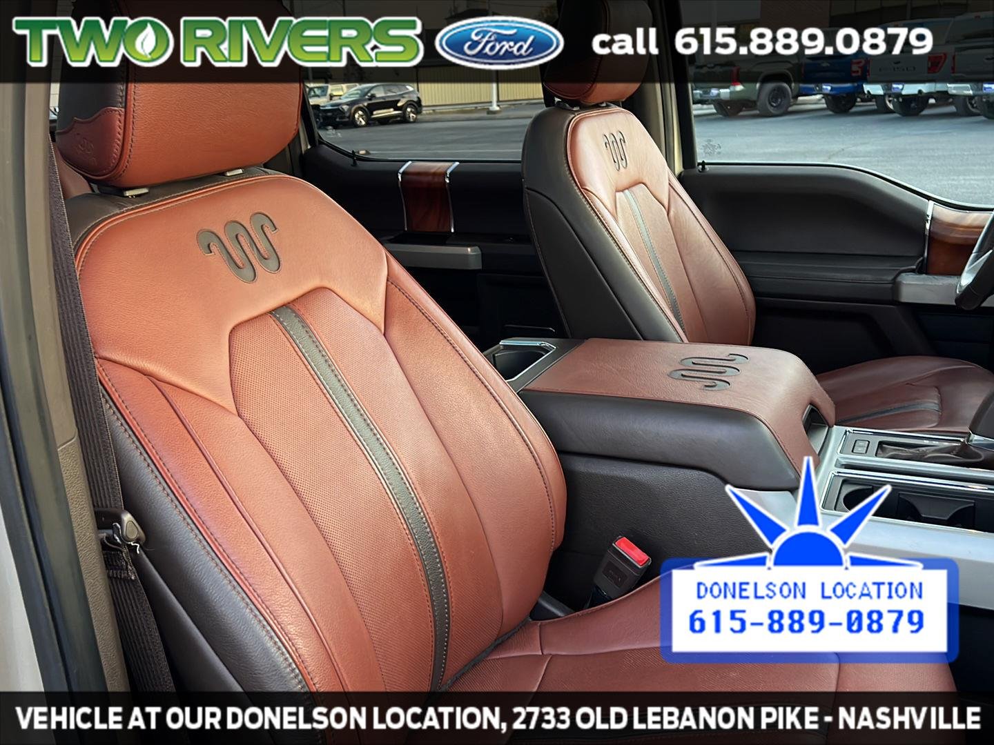 Used 2018 White Gold/Stone Gray Ford King Ranch image 44