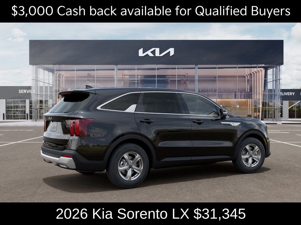 New 2026 Ebony Black Kia LX image 7