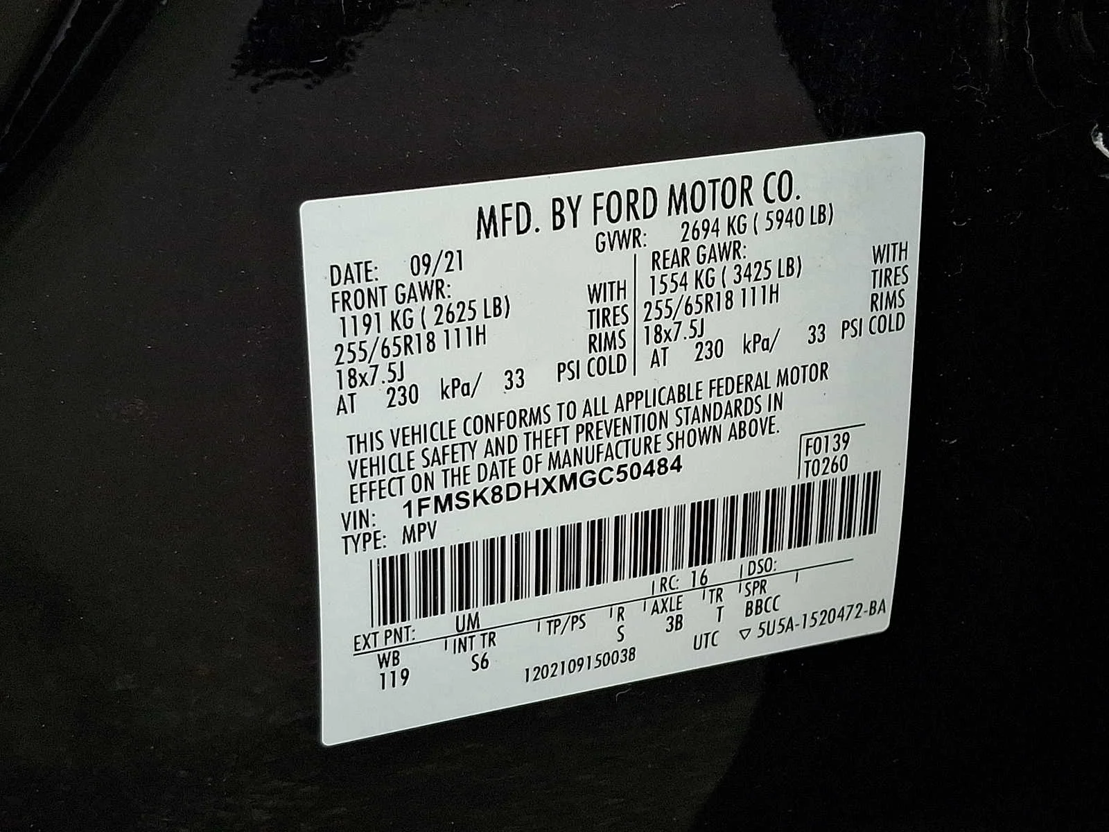 Used 2021 Agate Black Metallic Ford XLT image 26