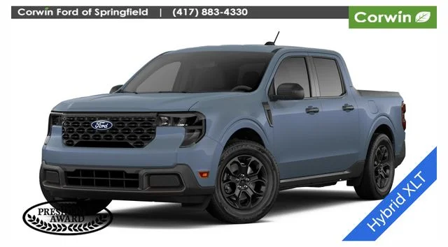 New 2026 Azure Gray Metallic Tri-Coat Ford XLT image 1