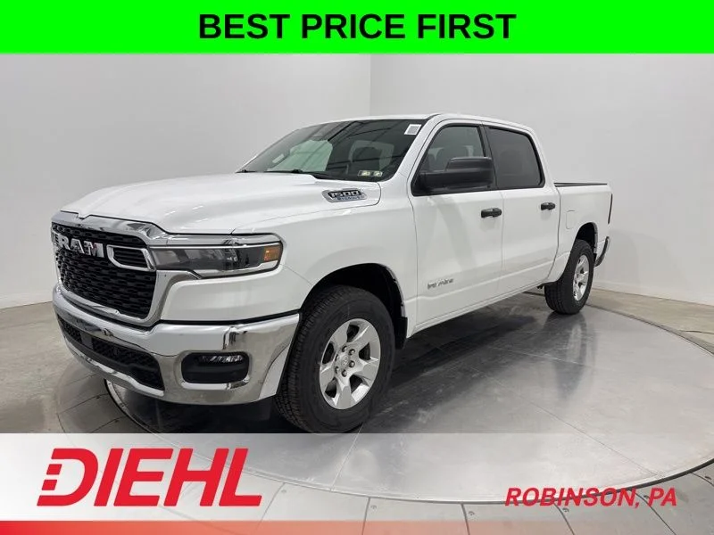 New 2026 Bright White Clear-Coat Exterior Paint RAM Big Horn/Lone Star image 3