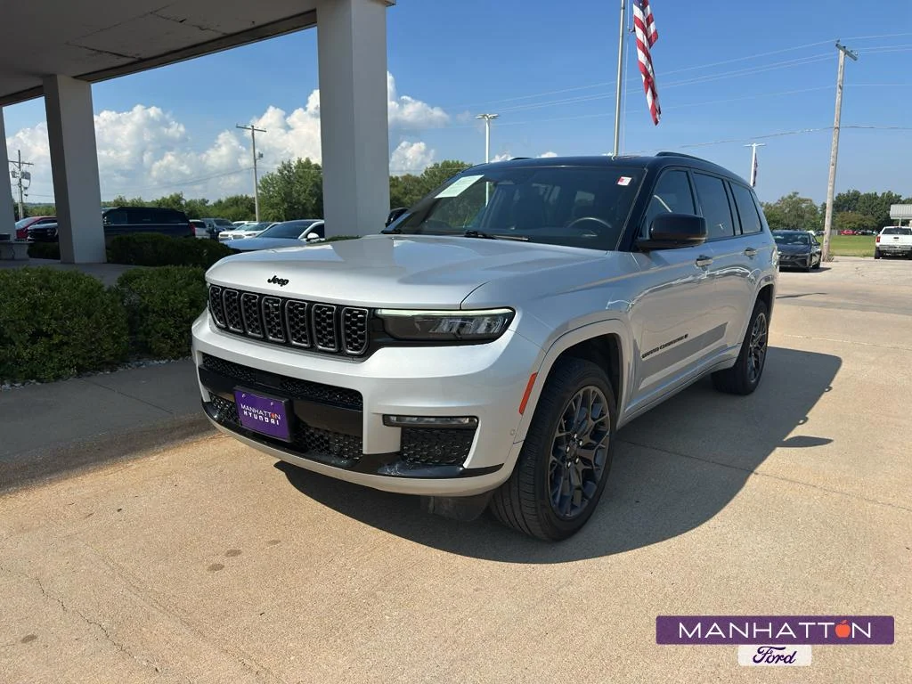 Used 2023 Black Clearcoat Jeep Summit Reserve image 1
