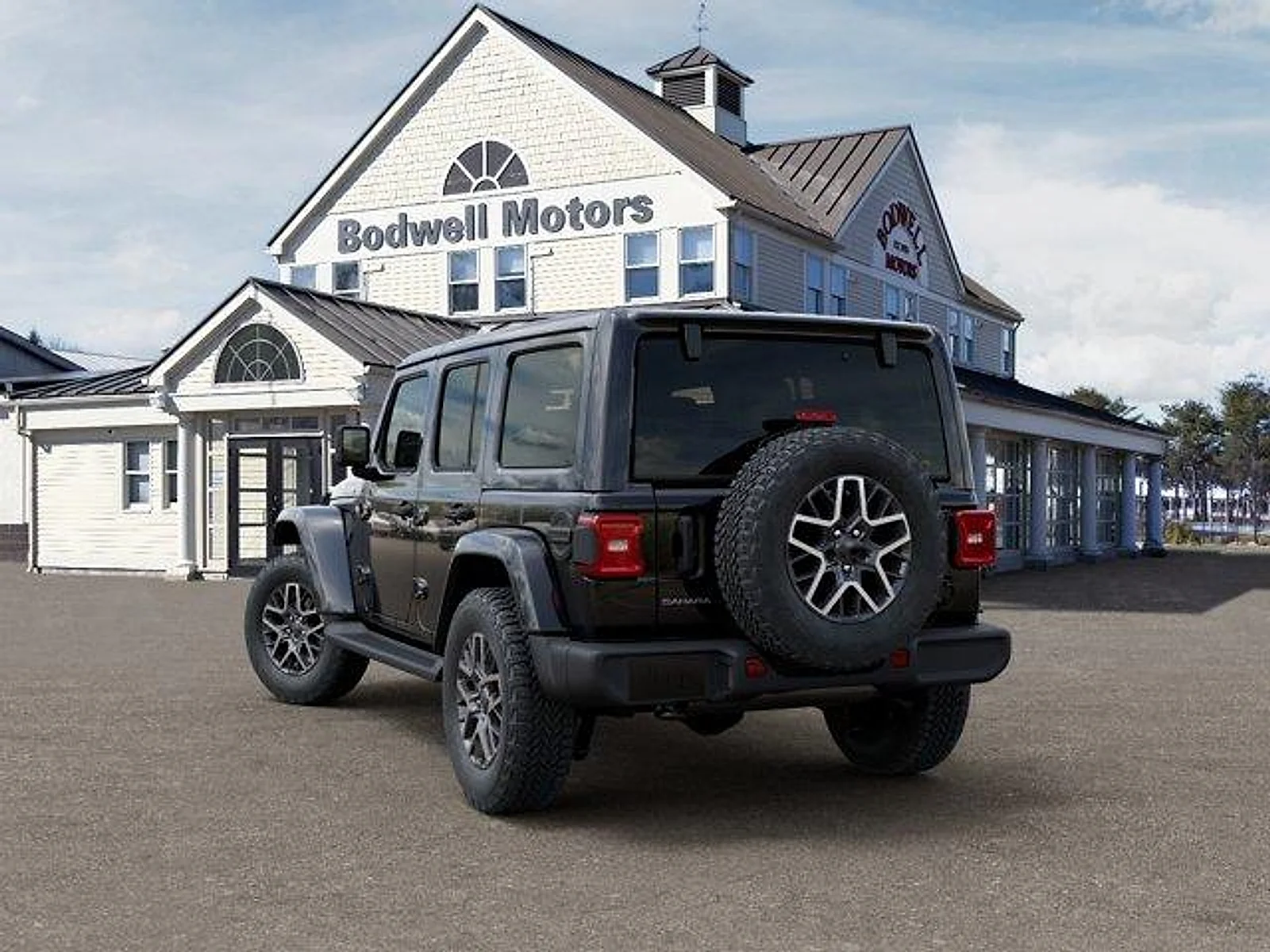 New 2026 Black Clear-Coat Exterior Paint Jeep 4-Door Sahara 4x4 image 3