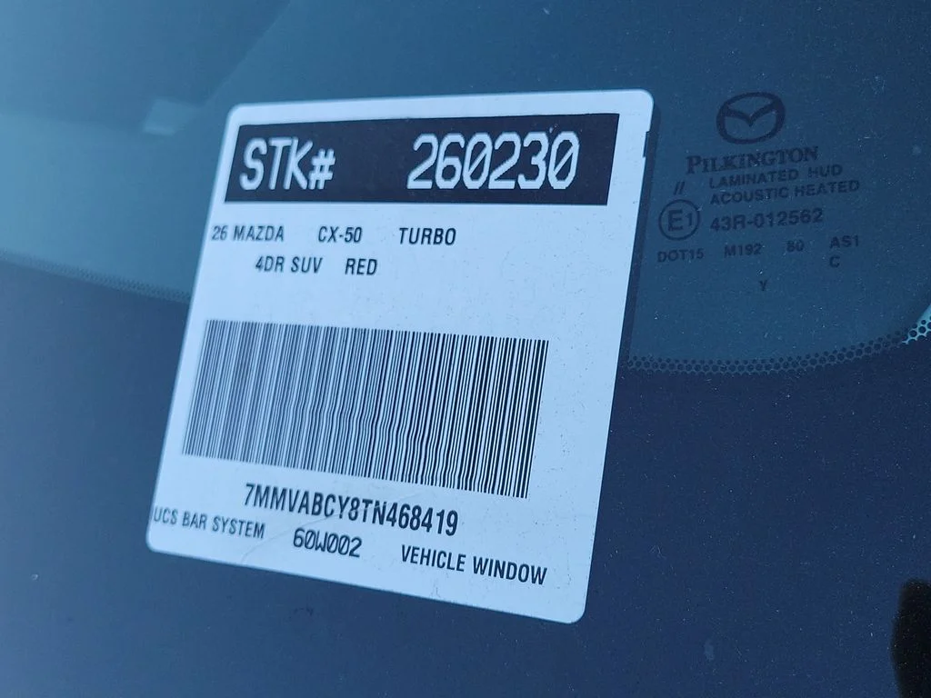 New 2026 Soul Red Crystal Metallic Mazda 2.5 Turbo image 25