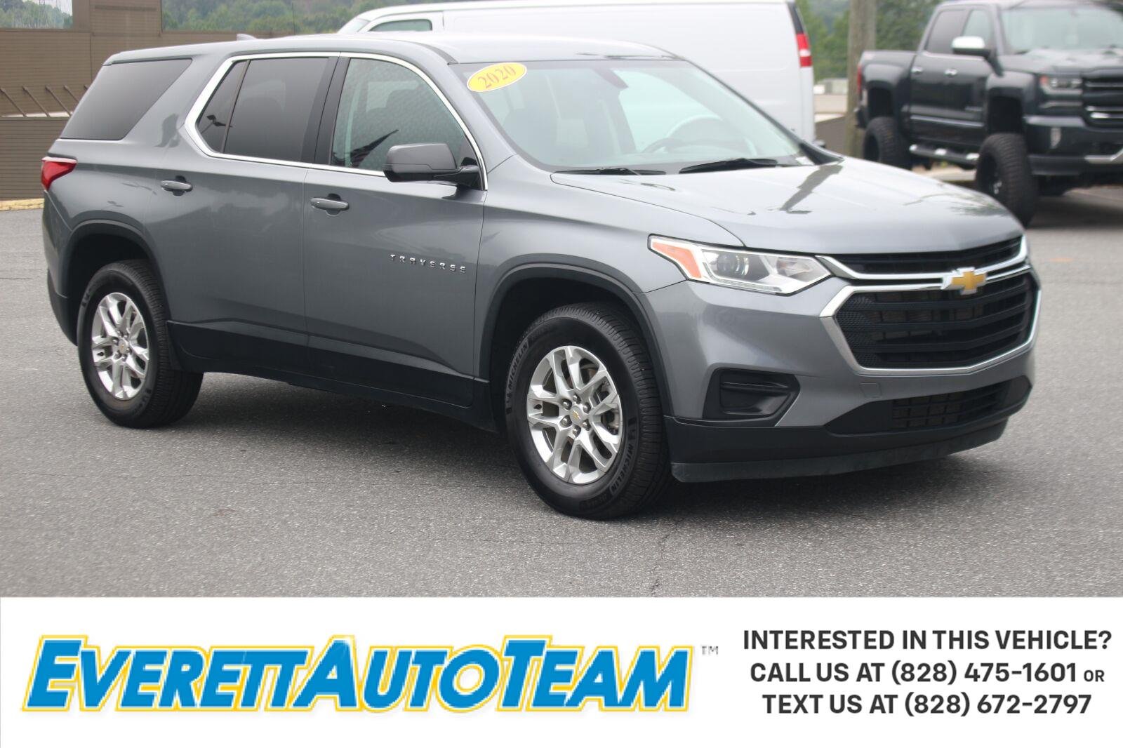 Used 2020 SATIN STEEL METALLIC Chevrolet LS image 1