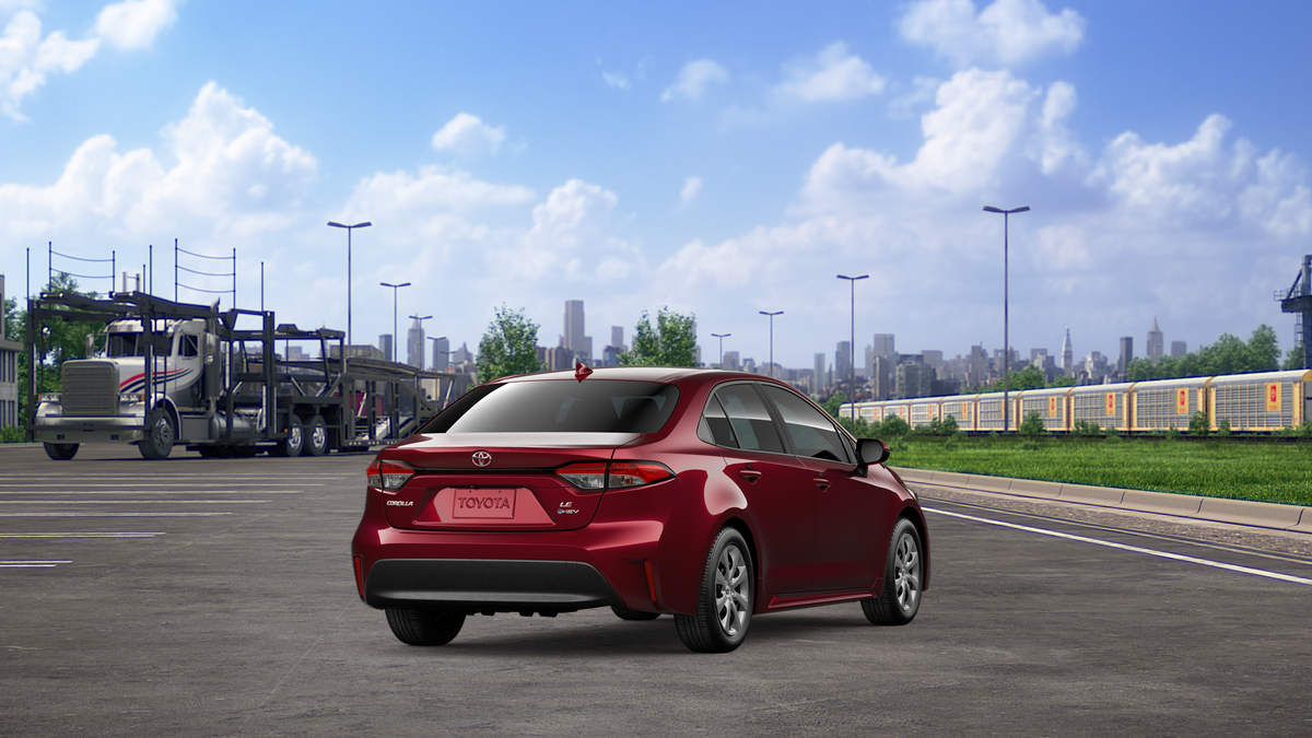 New 2026 Ruby Flare Pearl Toyota Hybrid LE image 9