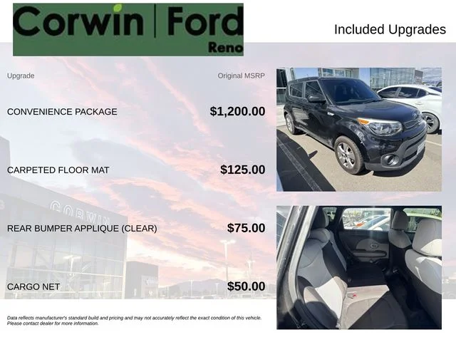 Used 2018 Black Kia Base image 3
