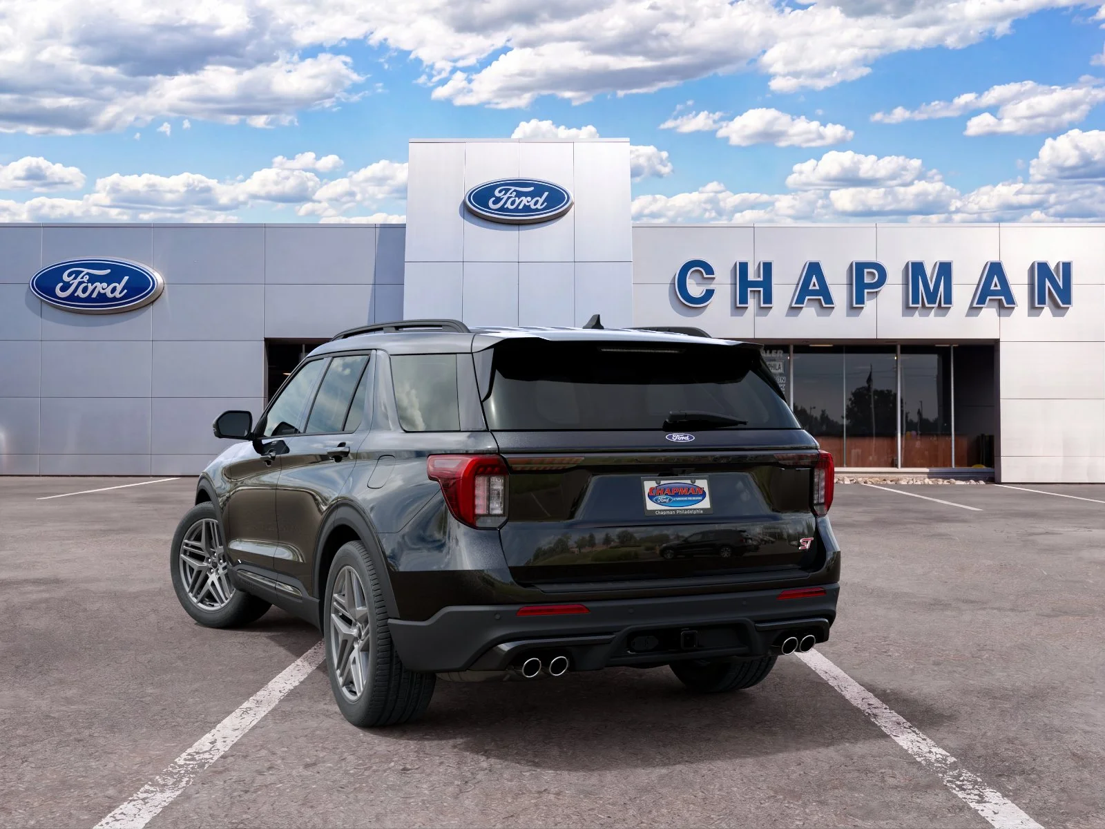 New 2027 Agate Black Metallic Ford ST image 3