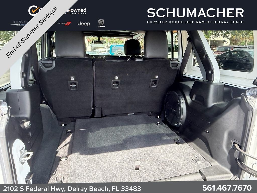 Used 2022 White Jeep Unlimited Sport S image 14