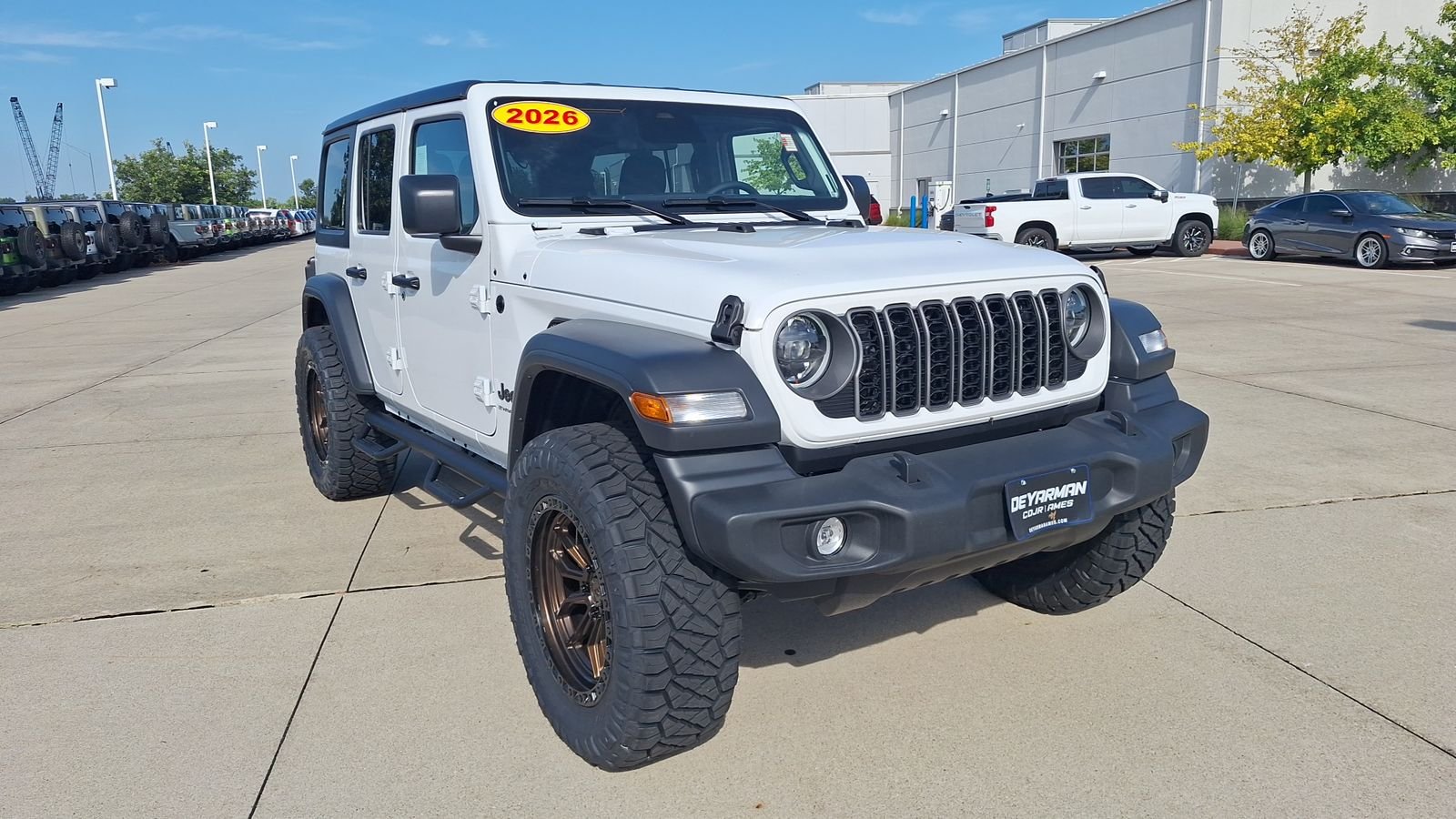 New 2026 Bright White Clearcoat Jeep Sport S image 2