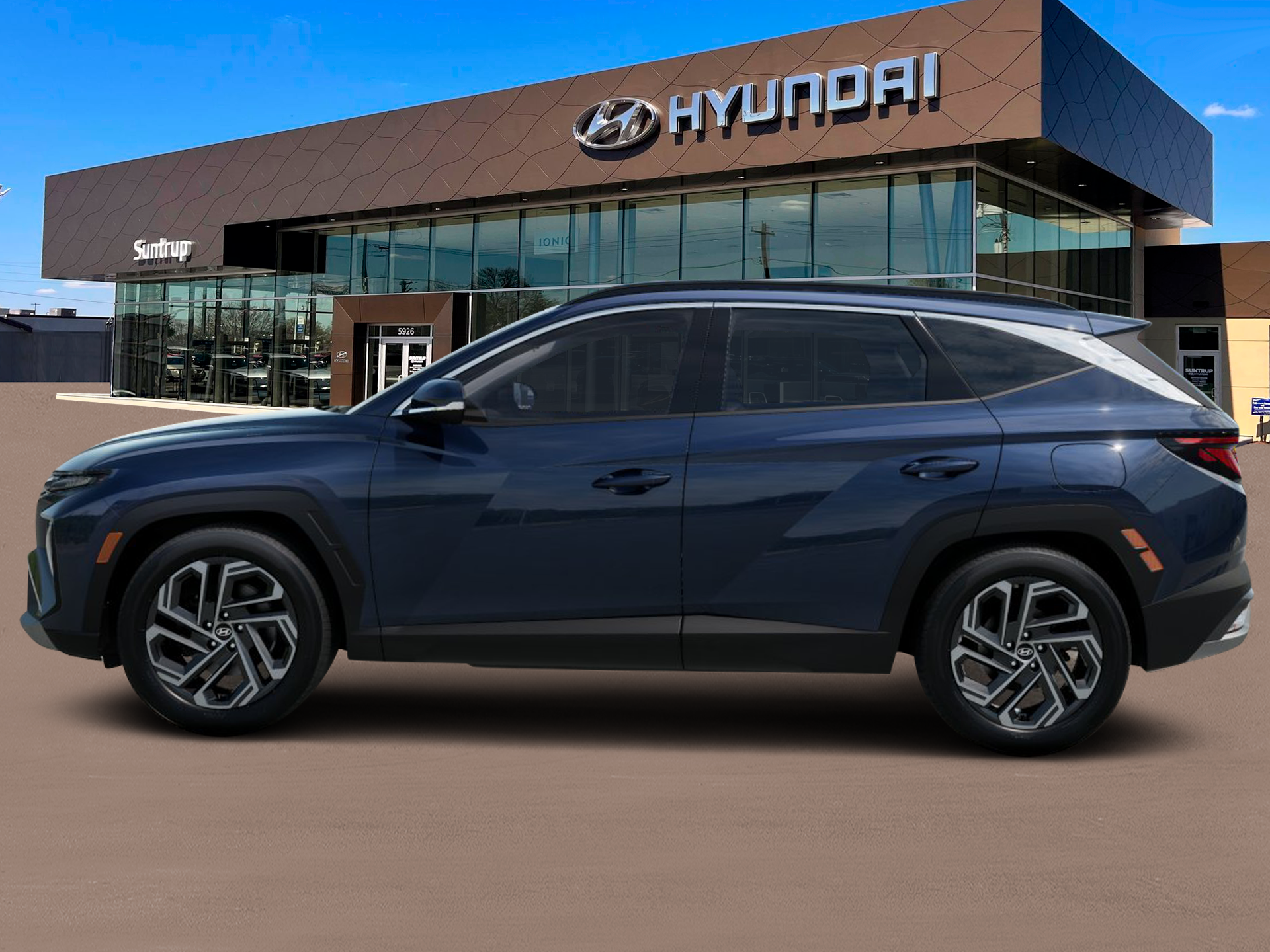 New 2026 Atlantis Blue Hyundai SEL Plus AWD image 3
