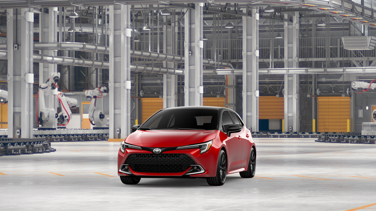New 2027 Finish Line Red with Black roof Toyota XSE image 18