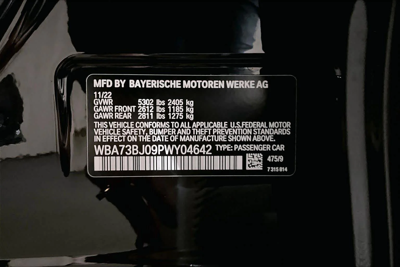 Certified Used 2023 Black Sapphire Metallic BMW 540i xDrive image 33