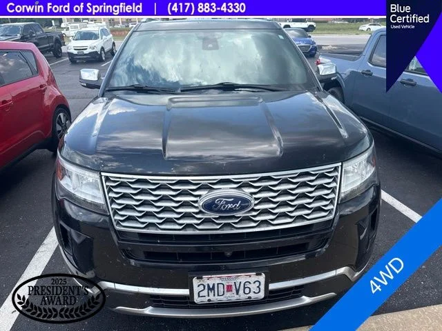 Certified Used 2019 Agate Black Metallic Ford Platinum image 2