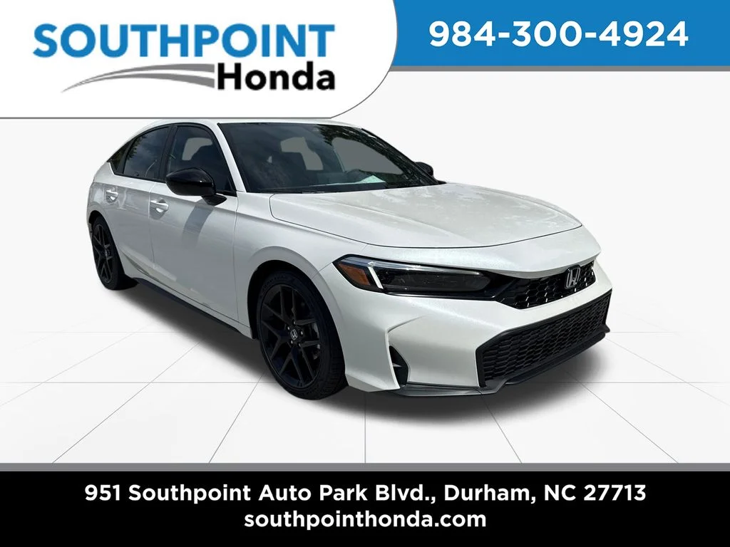 New 2026 Platinum White Pearl Honda Sport image 1
