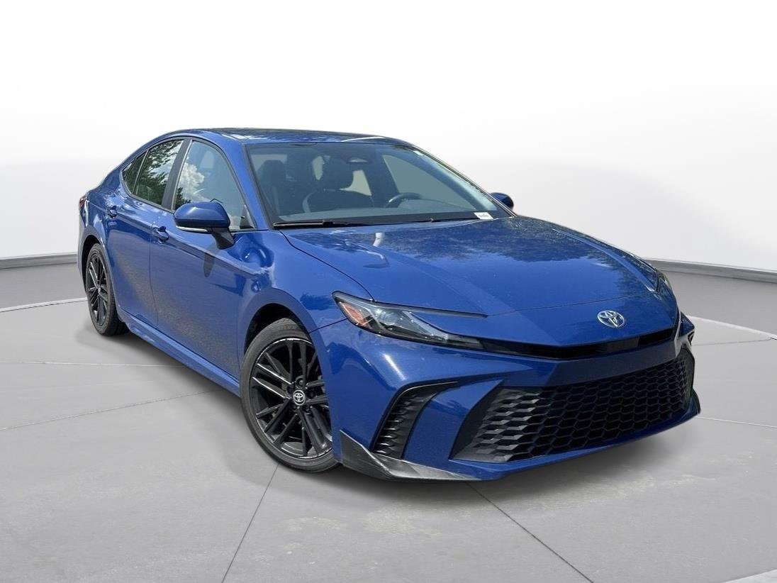 Certified Used 2025 Reservoir Blue Toyota SE image 4