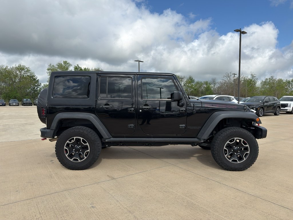 Used 2015 Black Clearcoat Jeep Rubicon Hard Rock image 4