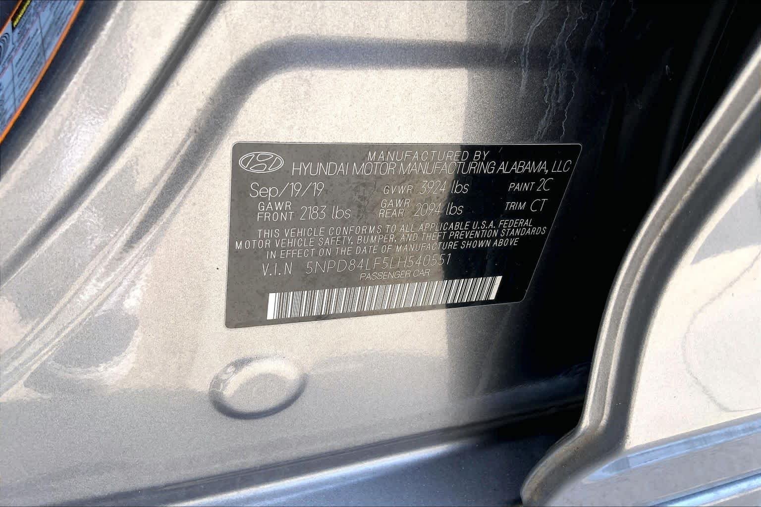 Used 2020 Machine Gray Hyundai Value Edition image 36