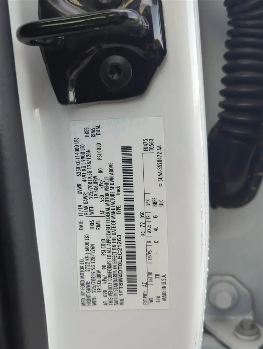 Used 2020 Star White Metallic Tri-Coat Ford Platinum image 2