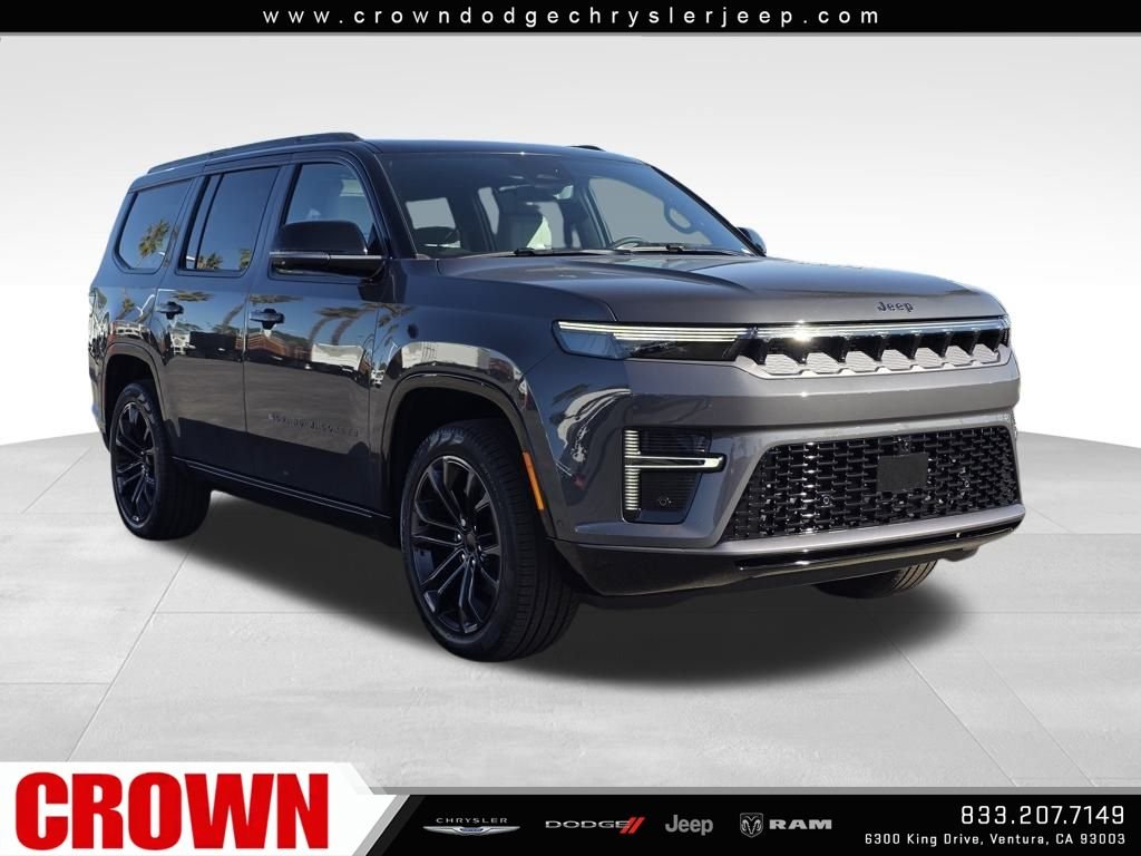 New 2026 Baltic Gray Metallic Clearcoat Jeep Summit Obsidian image 3