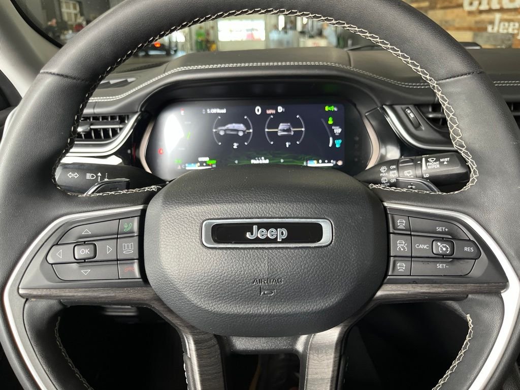 Used 2022 Bright White Clearcoat Jeep 4xe image 27