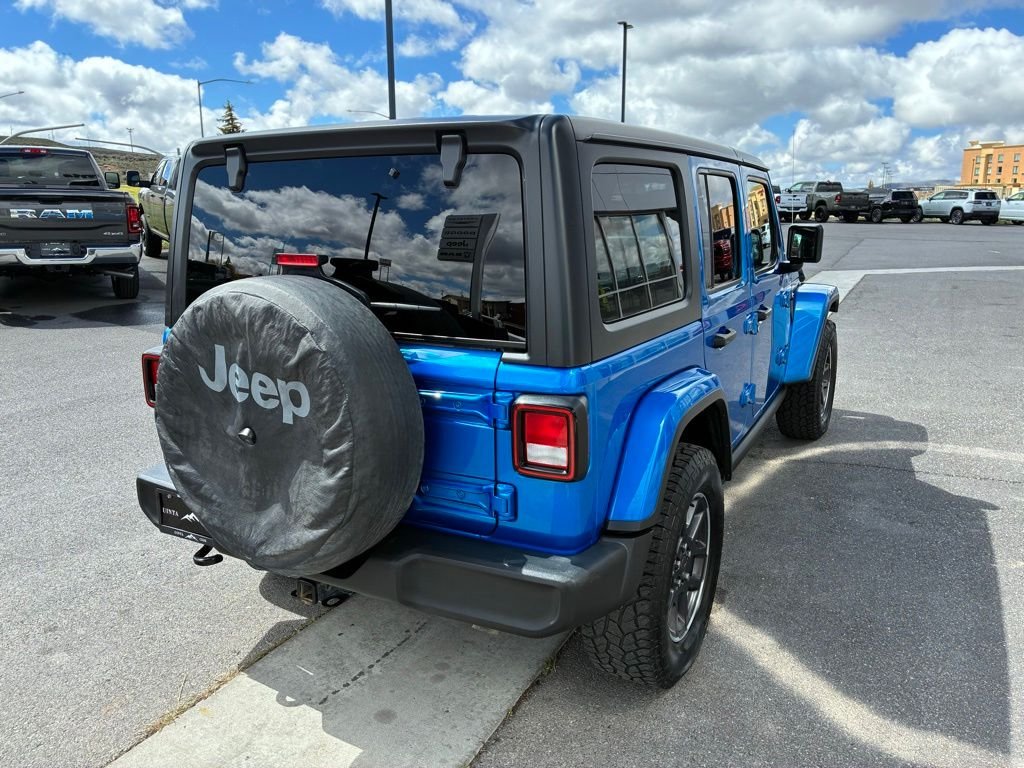 Used 2021 Blue Jeep Unlimited Sport S image 9