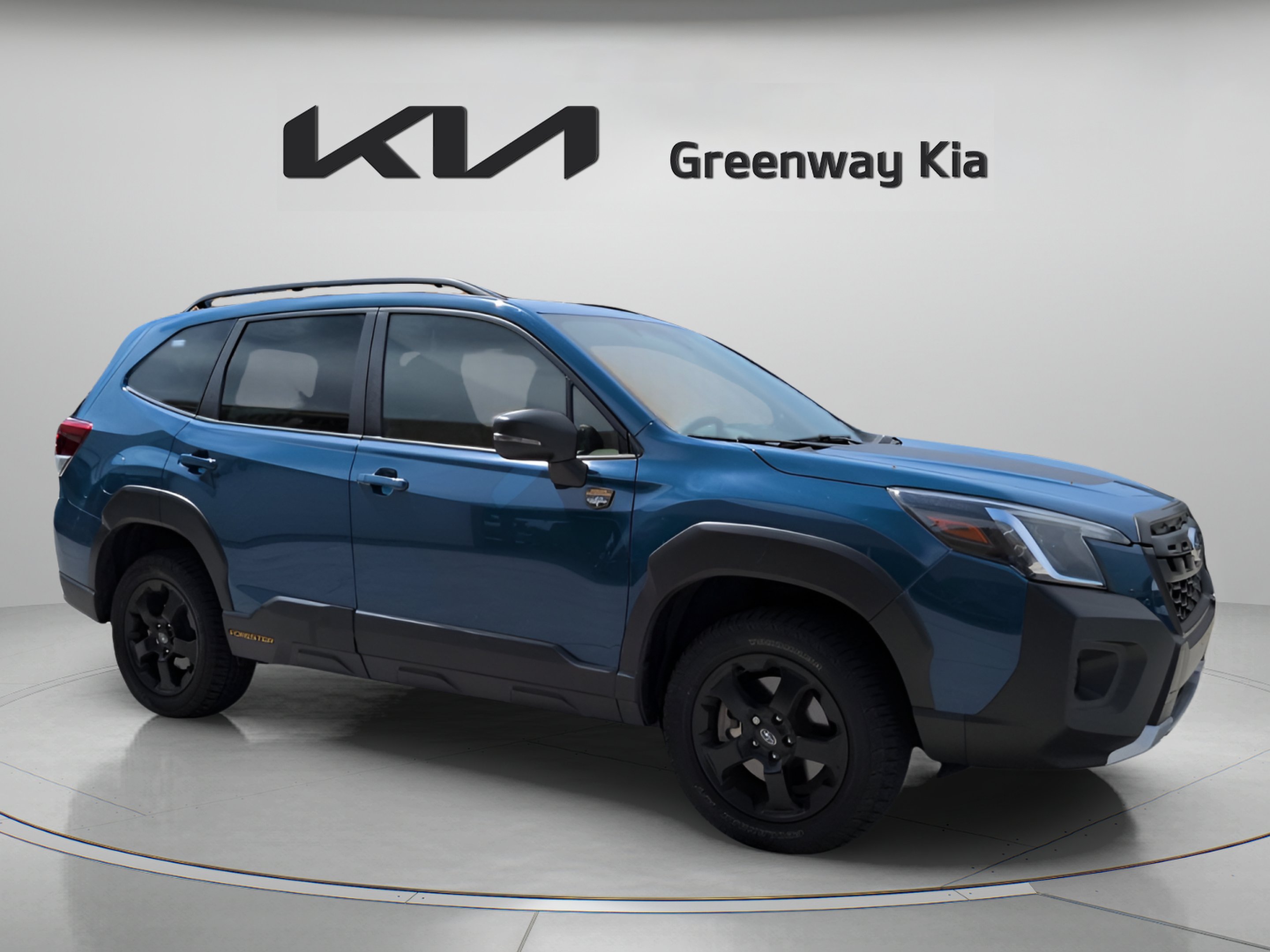 Used 2023 Geyser Blue Subaru Wilderness image 2