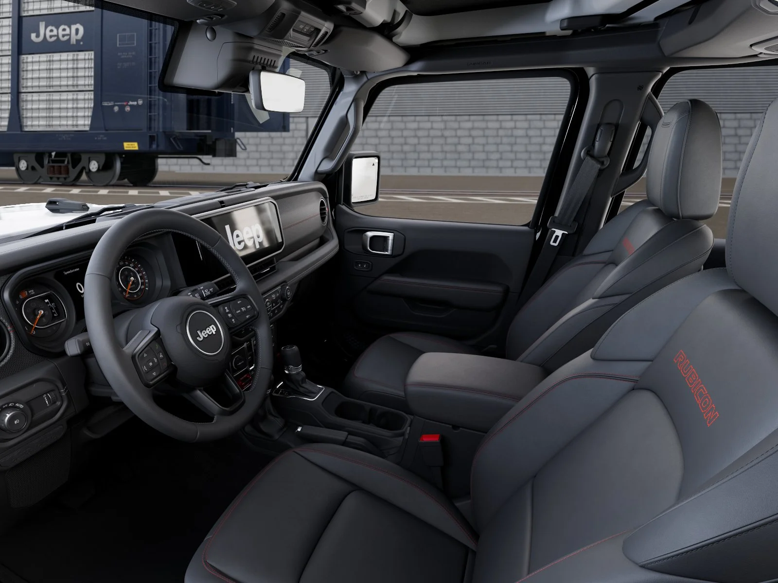 New 2026 Black Clear-Coat Exterior Paint Jeep Rubicon X image 49