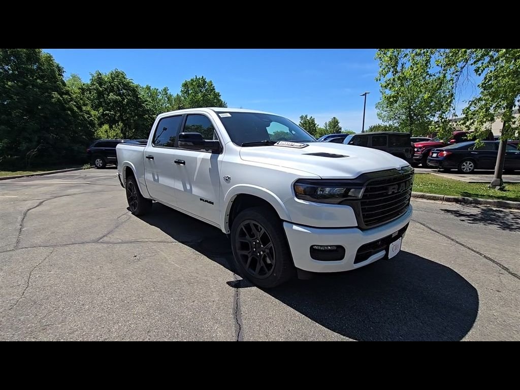 New 2026 Ivory White Tri-Coat Pearl-Coat Exterior Paint RAM Laramie image 11