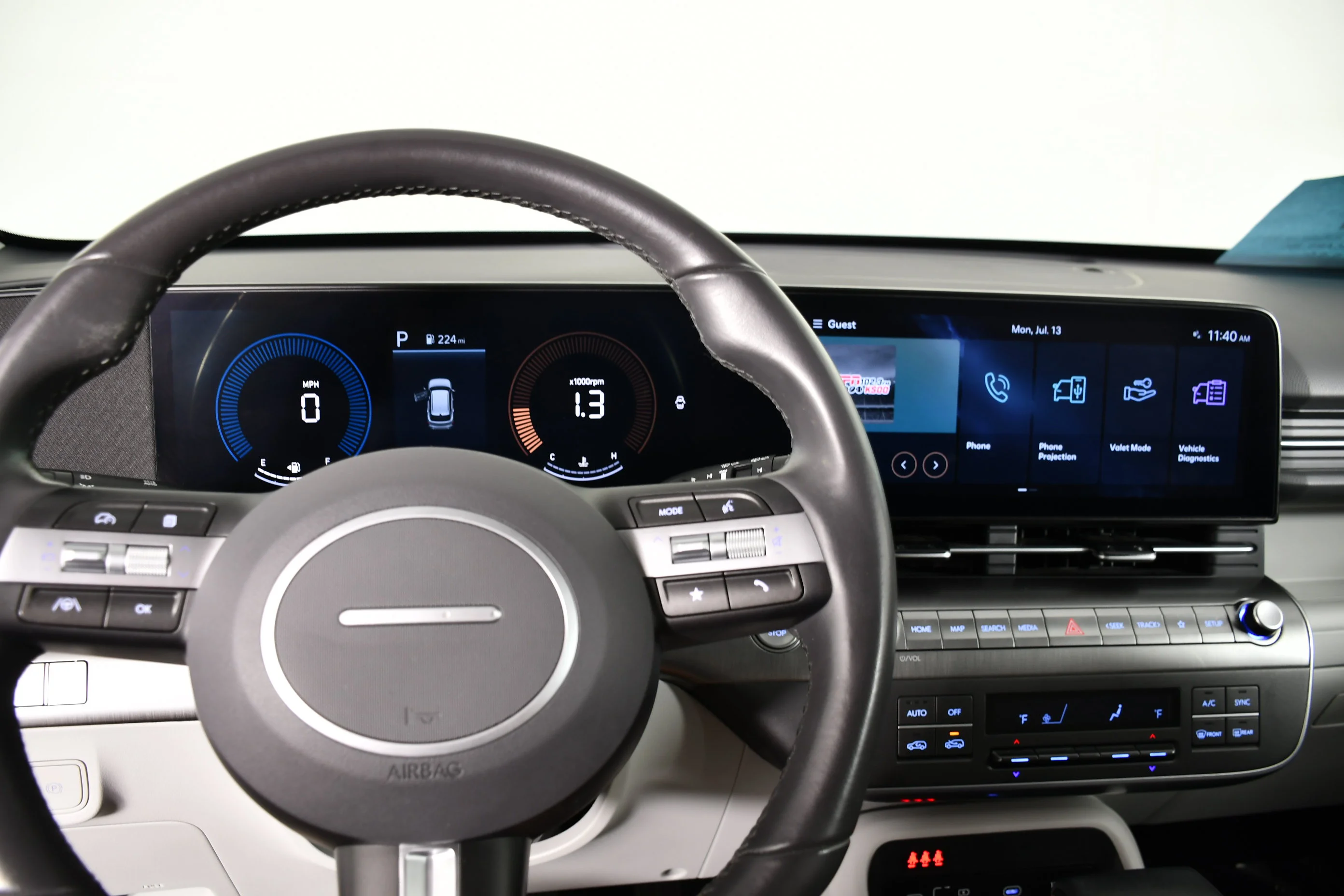 Used 2025 Abyss Black Pearl Hyundai SEL image 16