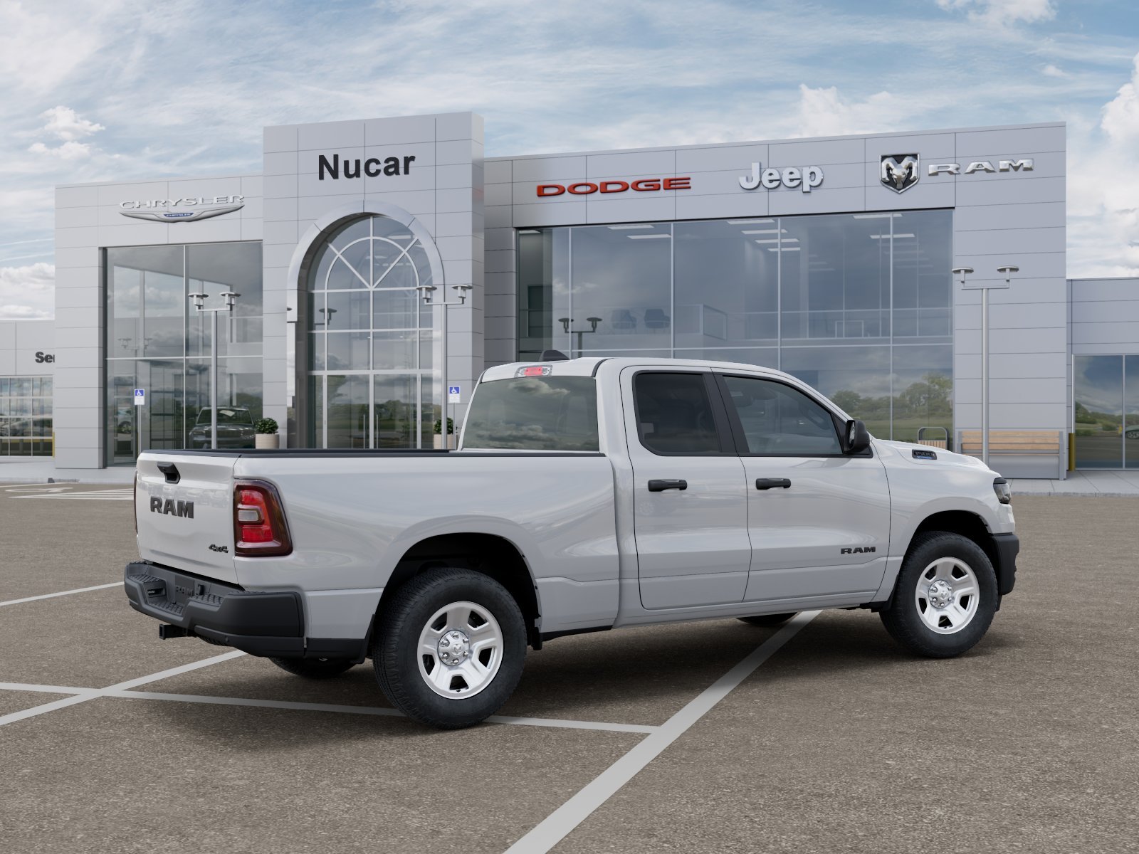 New 2026 Bright White Clear-Coat Exterior Paint RAM Tradesman image 5