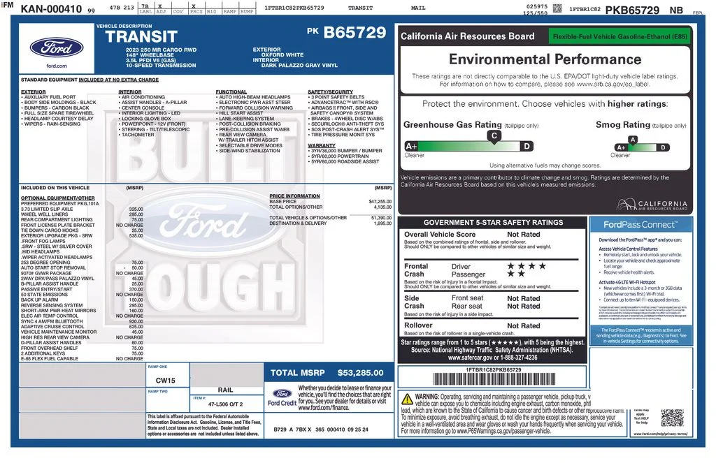 Used 2023 Oxford White Ford Base image 4