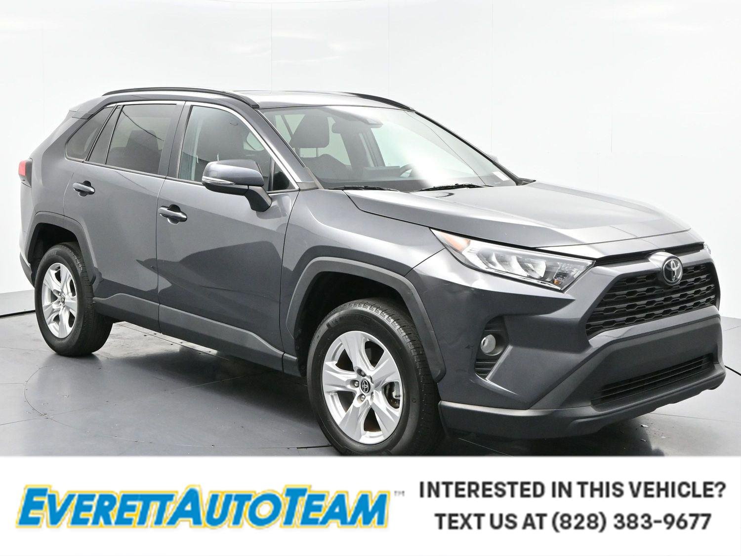 Used 2021 Magnetic Gray Metallic Toyota XLE image 1