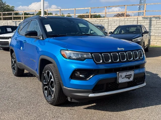 Used 2022 Laser Blue Jeep Limited image 7