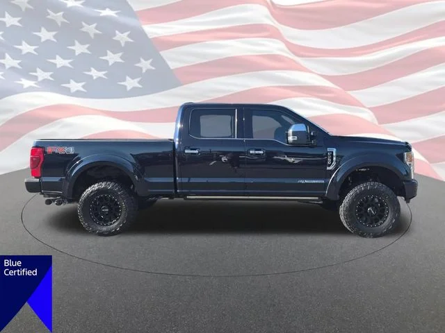 Used 2022 Blue Ford Platinum image 2