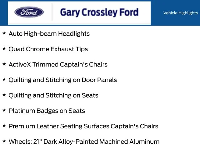 New 2027 Vapor Blue Metallic Ford Platinum™ image 19