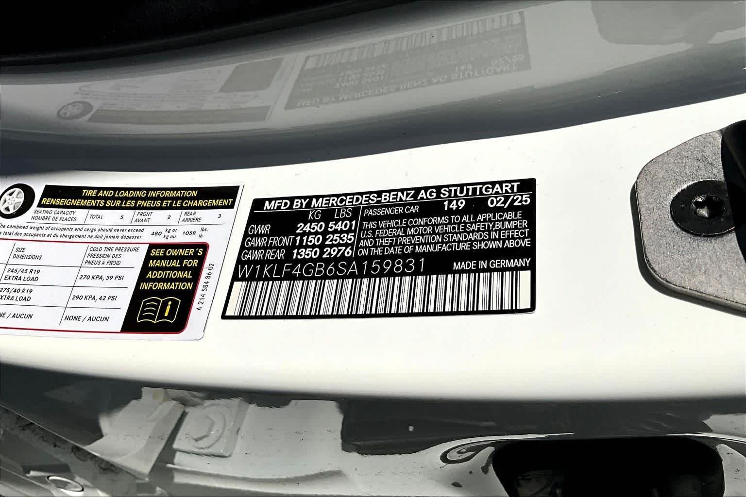 Certified Used 2025 Polar White Mercedes-Benz E 350 image 33