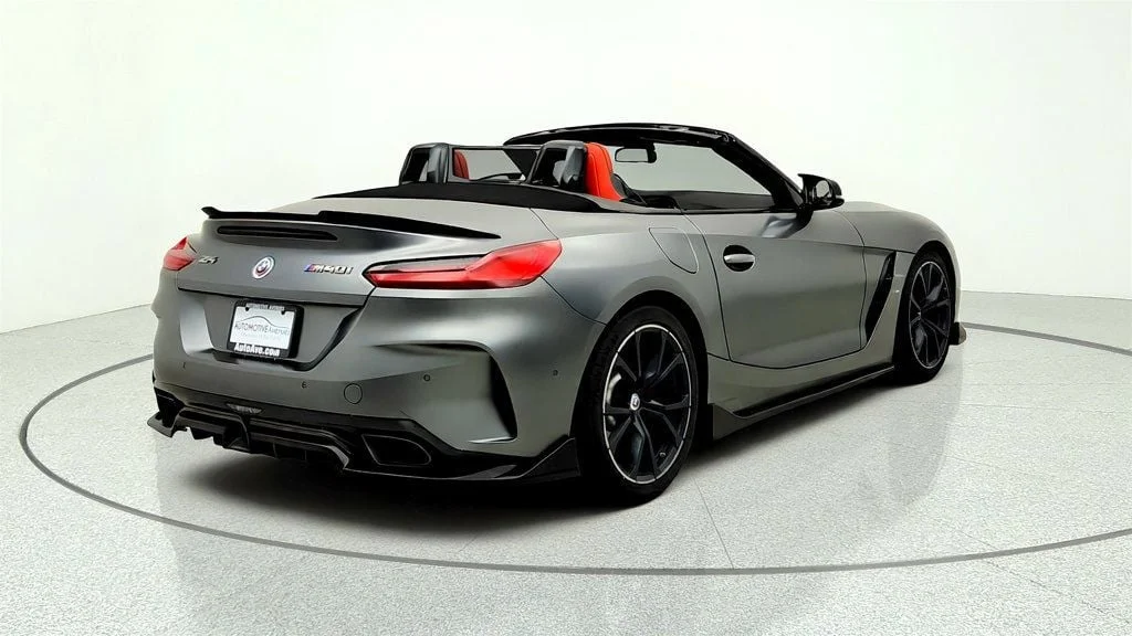 Used 2023 Frozen Grey II Metallic BMW M40i Roadster w/ Premium Pkg, Shadowline & Adaptive M Suspension image 5