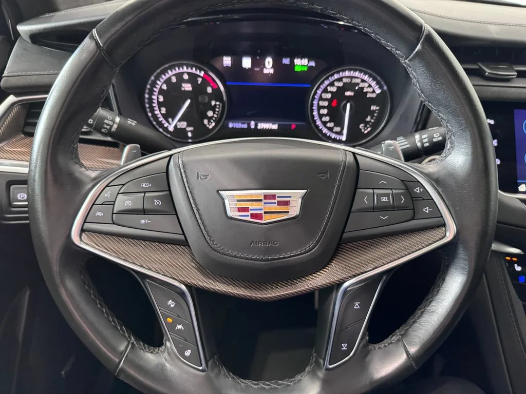 Certified Used 2024 Stellar Black Metallic Cadillac Sport image 12