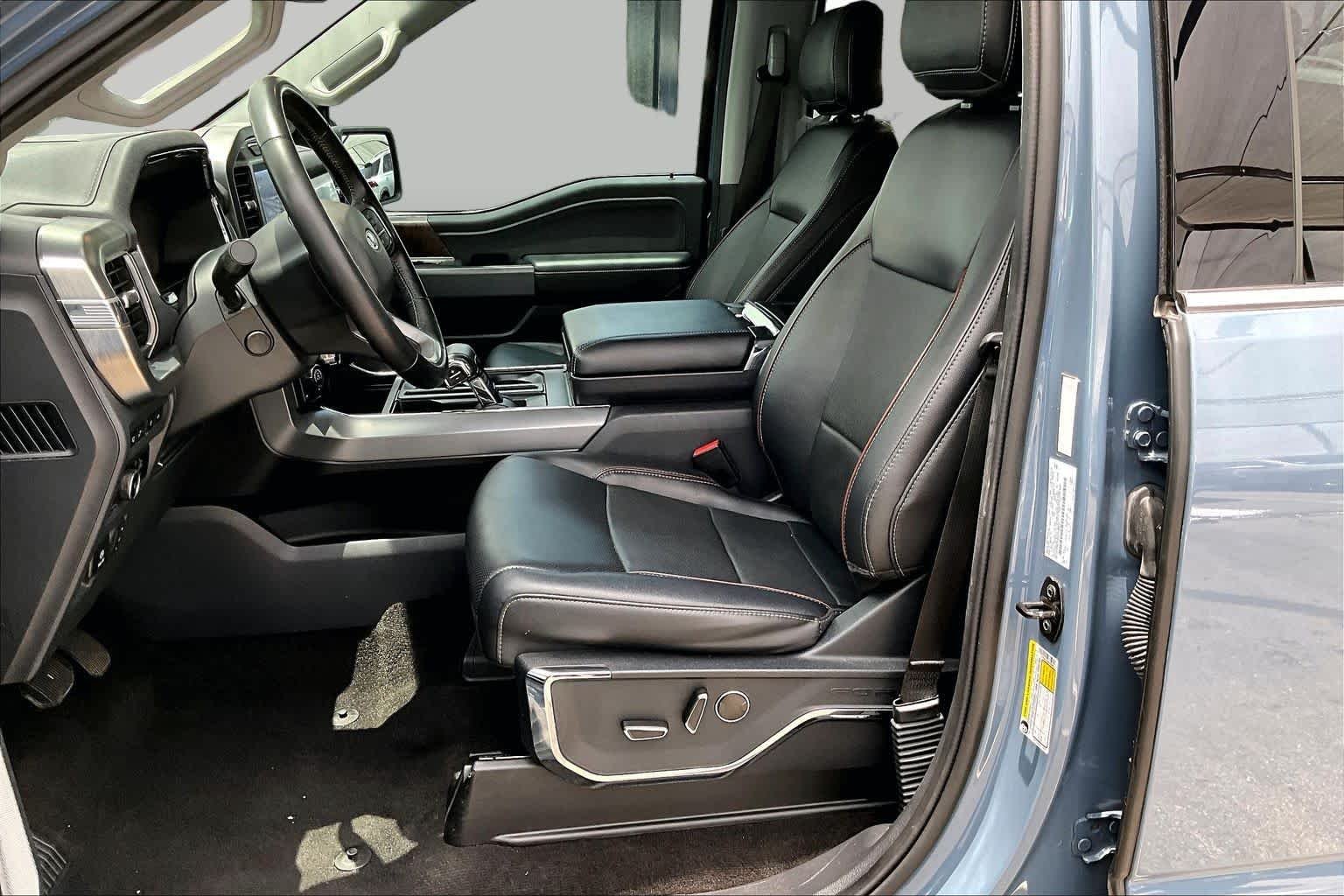Used 2023 Azure Gray Metallic Tri-Coat Ford LARIAT image 8