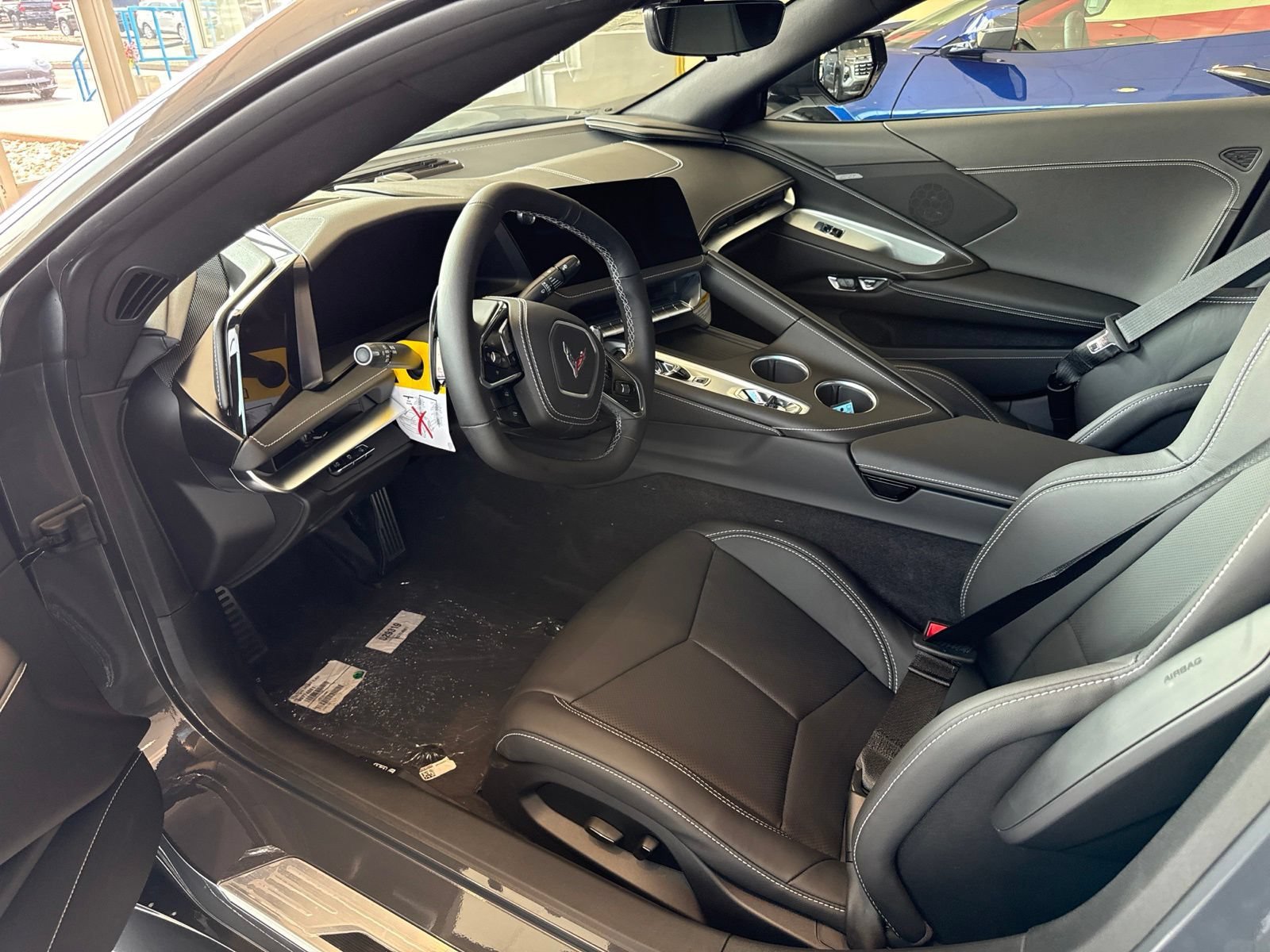 New 2027 Pitch Gray Metallic Chevrolet 1LT with Carbon Flash High Wing Spoiler - Gloss Black Wheels image 14