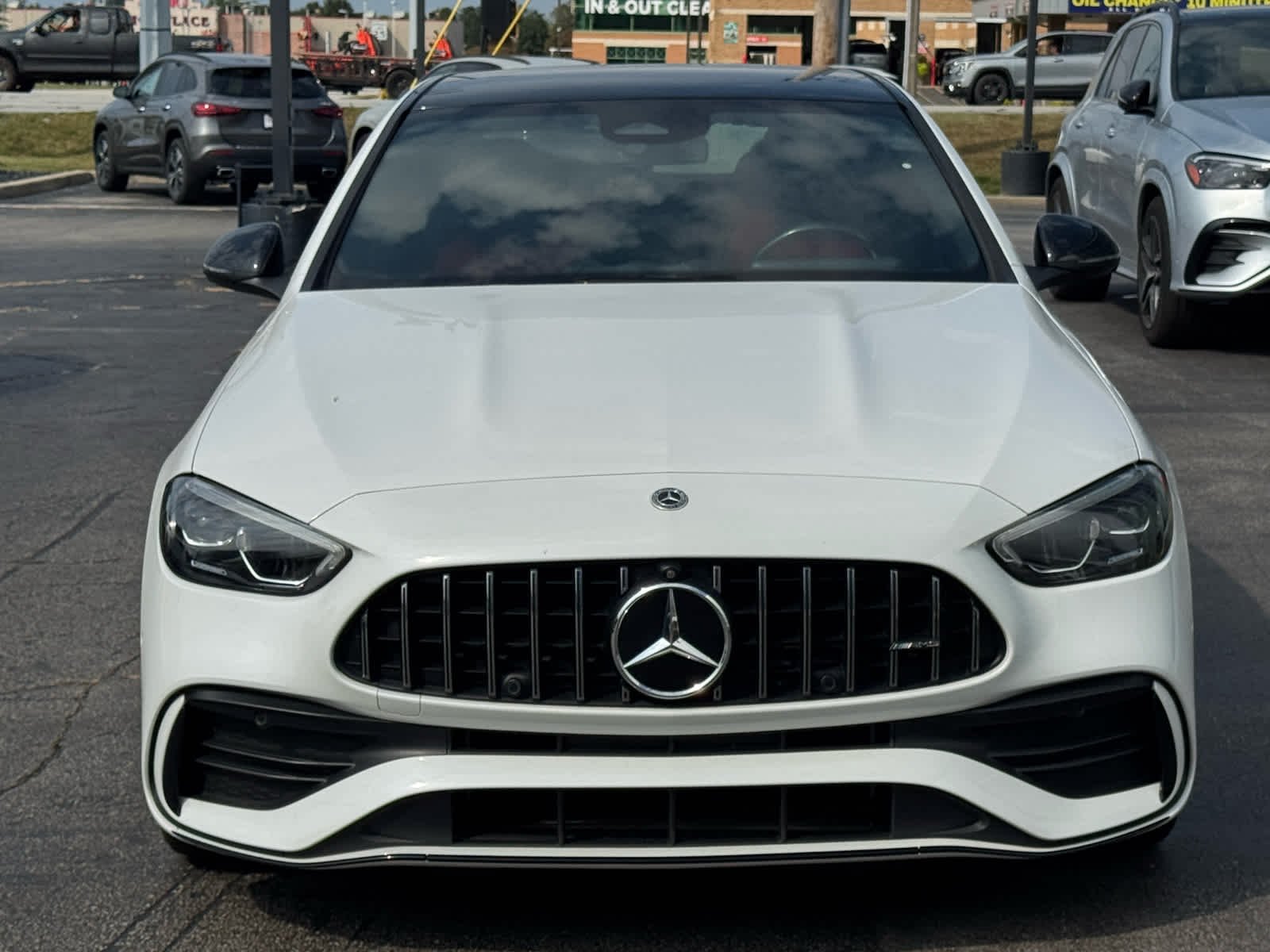 Certified Used 2023 MANUFAKTUR Moonlight White Metallic Mercedes-Benz AMG® C 43 image 3
