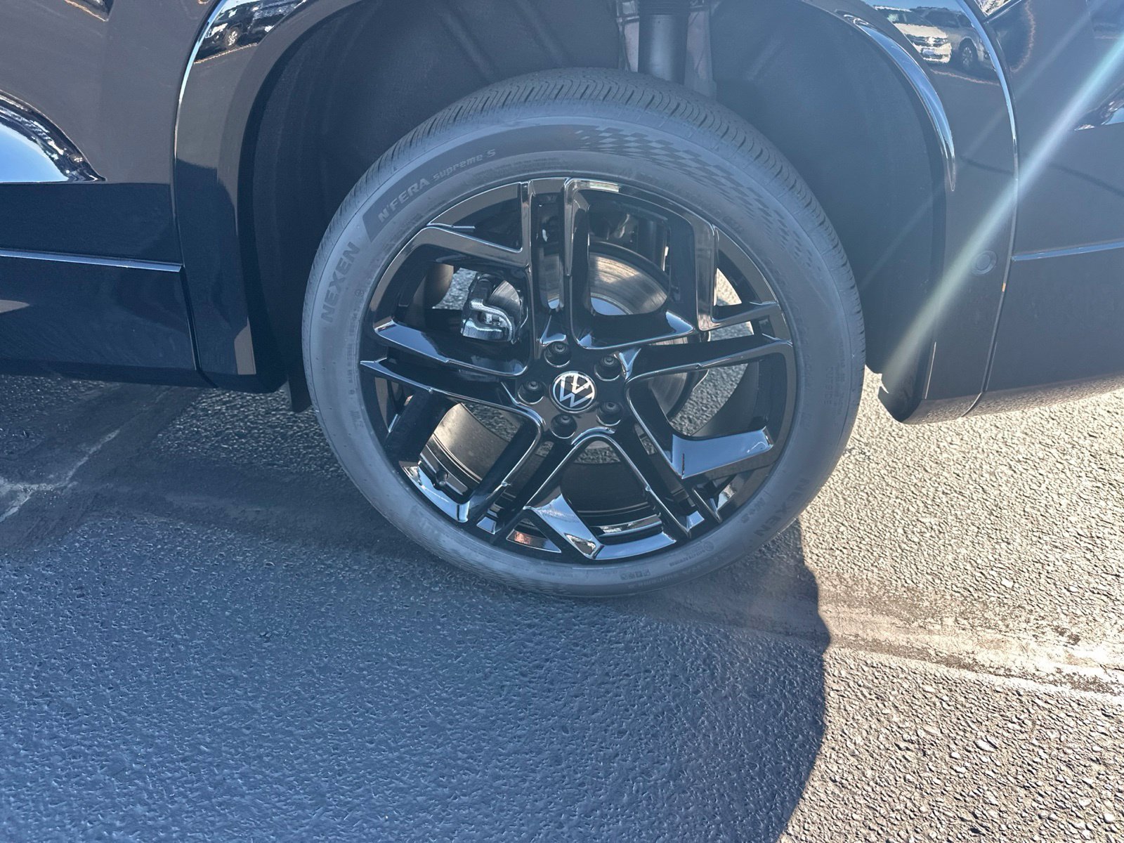 New 2026 Black Volkswagen SE R-Line Black image 8