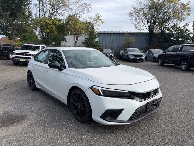 Used 2024 Platinum White Pearl Honda Sport image 4