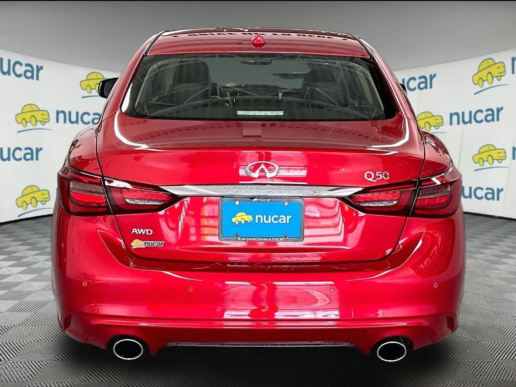 Used 2023 Dynamic Sunstone Red INFINITI LUXE image 5